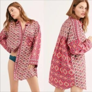 Free People Happy Holibabe Sleep Shirt & Bag S